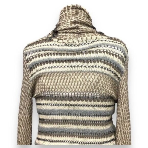 Kensie Women’s Open Front Longline Crochet Sweater Duster Cardigan, size M - Picture 5 of 9